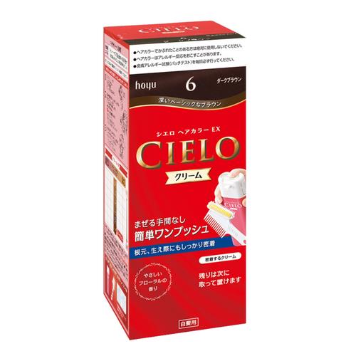 ホーユー シエロ ヘアカラーEX クリーム 6 ダークブラウン