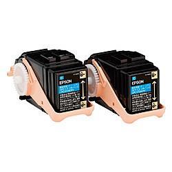エプソン(EPSON) LPC3T33CPV 純正 環境推進トナー Mサイズ シアン 2個入