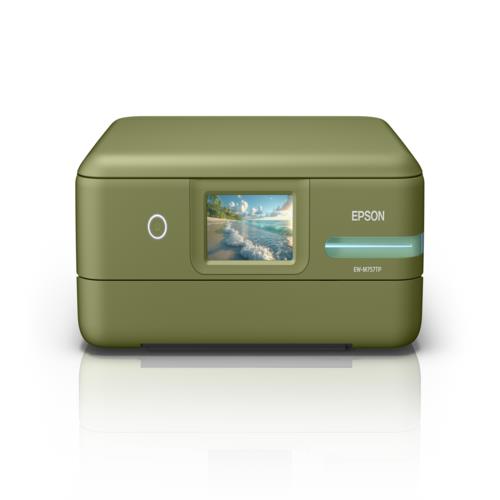 【長期保証付】エプソン(EPSON) エコタンク搭載 EW-M757TP ｸﾞﾘｰﾝ A4カラーインクジェット複合機 4.3型ﾜｲﾄﾞﾀｯﾁﾊﾟﾈﾙ