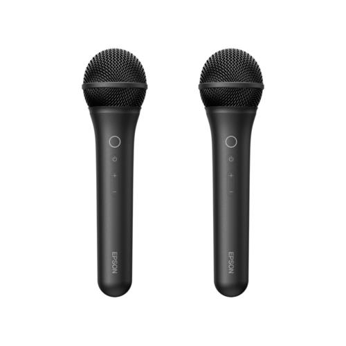 エプソン(EPSON) ELPKM01 カラオケマイク ワイヤレスマイク 2本セット