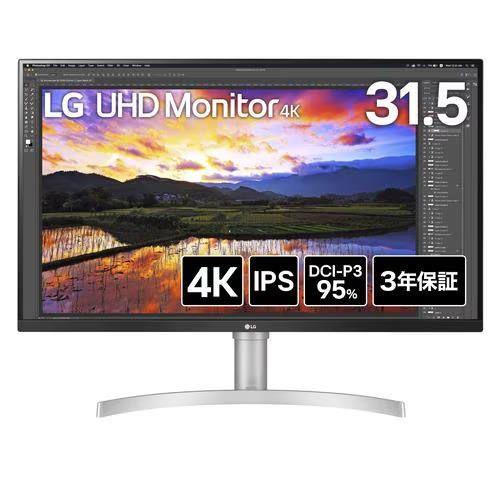 【長期保証付】LGエレクトロニクス(LG) 32UN650K-W LG UHD Monitor 31.5型 4Kディスプレイ