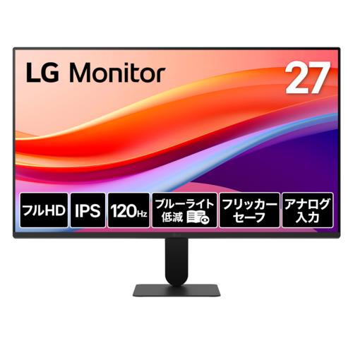 LGエレクトロニクス(LG) 27U411A-B 27型 1920×1080/120Hz LG Monitor モニター フルHD対応ディスプレイ