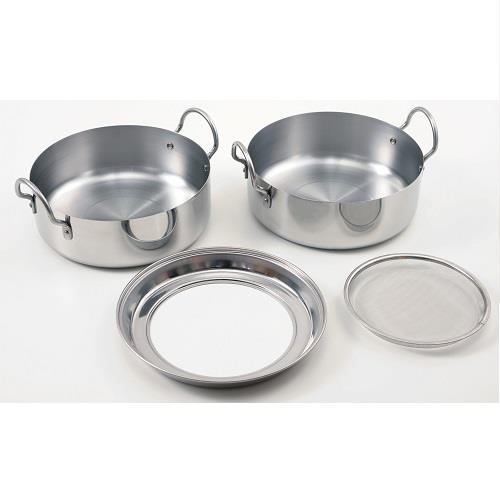 アーネスト 取っ手も場所を取らない 油 ユウ ターン 20cm 天ぷら鍋