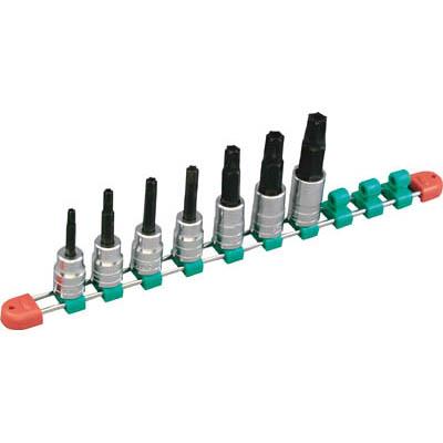 京都機械工具 TBT407TH 12.7sq.T型いじり止めトルクスビットソケットセット 7コ組