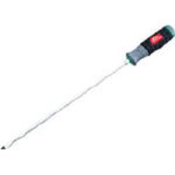 京都機械工具 D1M2-830 樹脂柄ドライバロング軸 マイナス貫通タイプ8マイナス