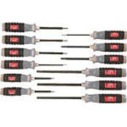 京都機械工具 TD1T12 樹脂柄T型トルクスドライバセット 12本組