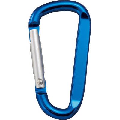 トラスコ中山 TKN660BL カラビナ 線径6mmX60mm D型 ブルー
