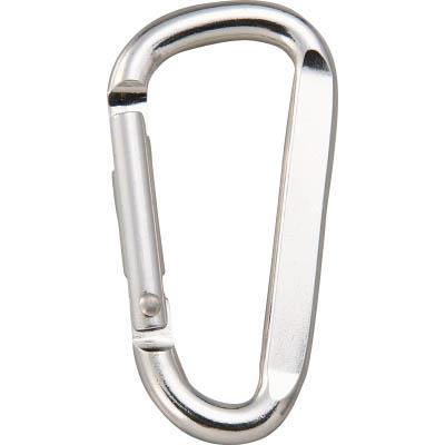 トラスコ中山 TKN660SV カラビナ 線径6mmX60mm D型 シルバー