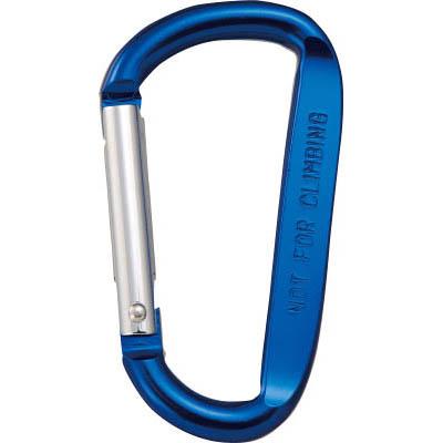 トラスコ中山 TKN880BL カラビナ 線径8mmX80mm D型 ブルー