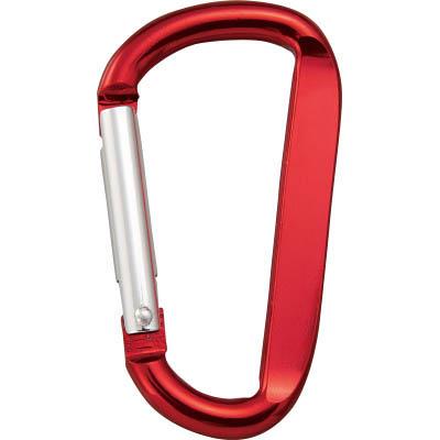 トラスコ中山 TKN880R カラビナ 線径8mmX80mm D型 レッド