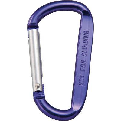 トラスコ中山 TKN880V カラビナ 線径8mmX80mm D型 バイオレット
