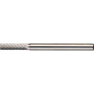 トラスコ中山 TB2A030S 超硬バー 先丸円筒型 Φ3X刃長14X軸3 シングルカット