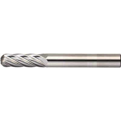 トラスコ中山 TA2C060 超硬バー 先丸円筒型 Φ6X刃長19X軸6 アルミカット