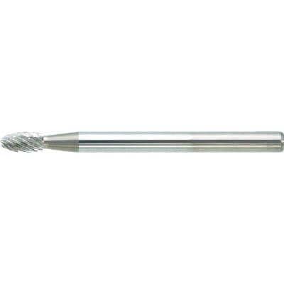 トラスコ中山 TB6A030 超硬バー タマゴ型 Φ3X刃長5.6X軸3 ダブルカット