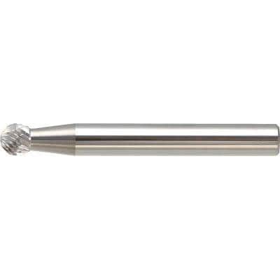 トラスコ中山 TB8C060 超硬バー 球型 Φ6X刃長5.5X軸6 ダブルカット