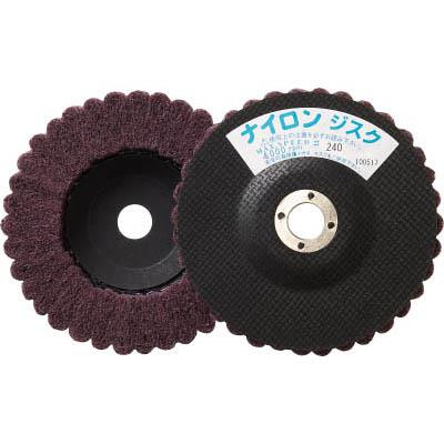 トラスコ中山 GPN125240 ナイロンディスク Φ125X15X16 5個入 240#