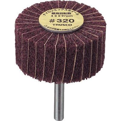 トラスコ中山 FM6025-400 ナイロンミックスホイール外径60X厚25X軸6 5個入 400#