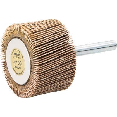 トラスコ中山 MR4025100 ミラクルフラップホイール 外径40X厚25X軸6 5個入 100♯