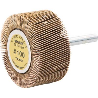 トラスコ中山 MR5025100 ミラクルフラップホイール 外径50X厚25X軸6 5個入 100♯