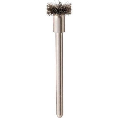トラスコ中山 103F-4 フラワー型ブラシ ステンレス線径0.1X外径10X筒径5X軸径3