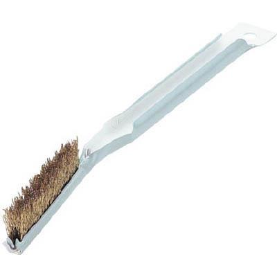 トラスコ中山 TB-2012 金柄ブラシ 厚毛植 ゴールドメッキ線