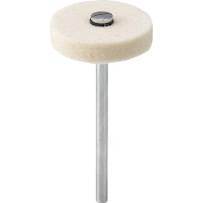 トラスコ中山 NM25-F ナイロンミニホイール フェルト Φ25X軸径3 25枚入