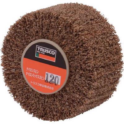 トラスコ中山 UFNS525-120 スピンねじ式ナイロンホイール外径50×厚25 120＃ 5個入