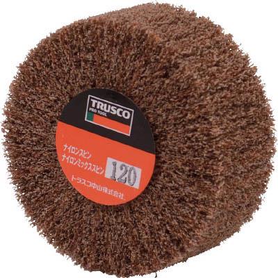 トラスコ中山 UFNS625-600 スピンねじ式ナイロンホイール外径60×厚25 600# 5個入