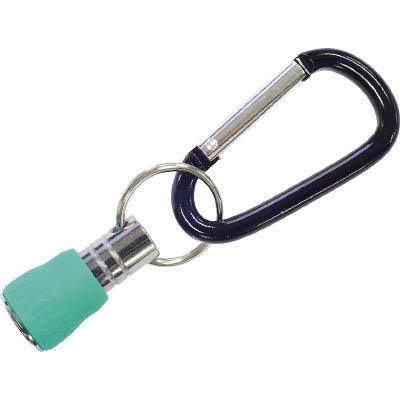 トラスコ中山 TBHK-GN ビットホルダ カラビナ付 緑