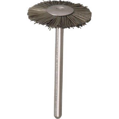 トラスコ中山 233H-10 平型ブラシ アラミド繊維 線0.2X外径Φ23X軸Φ3