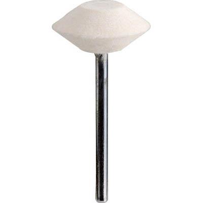 トラスコ中山 SF2210SO-W フェルトミニホイール そろばん型 Φ22 仕上げ用 白色 10個入