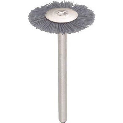トラスコ中山 203H-12 平型ブラシ 砥粒入ナイロン 線0.3X外径Φ20X軸Φ3