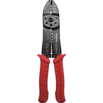 トラスコ中山 TAP-6 圧着ペンチ絶縁端子用/接続端子用