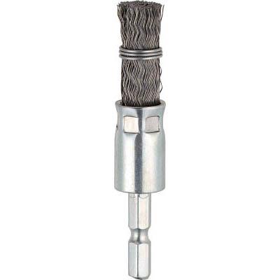 トラスコ中山 TEB6-15S 六角軸筒型ブラシΦ15X6.35 鋼線0.3 くくりタイプ