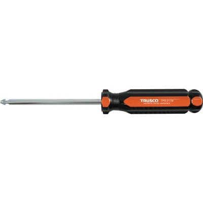 トラスコ中山 TPD-2-100 プラスチック柄ドライバーマグネット入り ＋NO.2X100mm