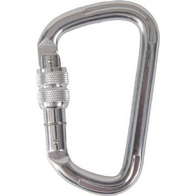 トラスコ中山 TKNNL1111SV ネジロック付カラビナ 線径10.5 110 シルバー