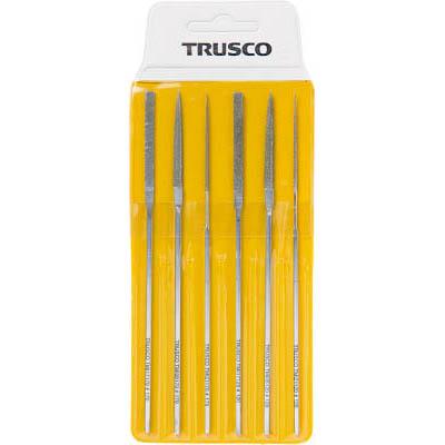 トラスコ中山 TMIS1 ダイヤモンドミニヤスリ 平・半丸・丸 6本組セット