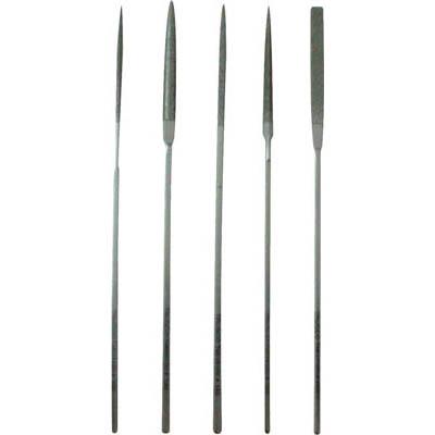 トラスコ中山 TMIS3 ダイヤモンドミニヤスリ 平・半丸・丸・三角・角 5本組セット 中目