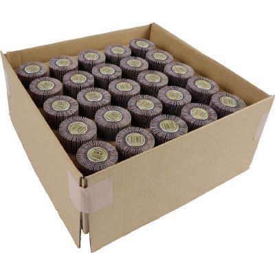 トラスコ中山 UF3025-60-50P フラップホイル外径φ30×厚み25×軸径6 60＃ 50個入