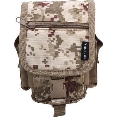 トラスコ中山 TCM-C21 デジタルデザート迷彩 コンパクトツールケース ツーサイドポケット