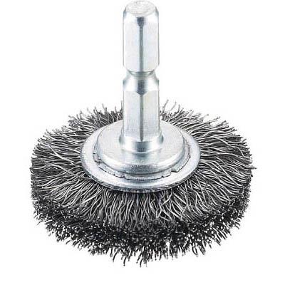 トラスコ中山 TB-6212-60 軸付ホイールブラシ φ38X軸6.35 鋼線0.3