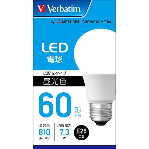 三菱ケミカルメディア LDA7D-G/LCV2 LED電球 広配光 昼光色 E26口金 60W形相当 810lm