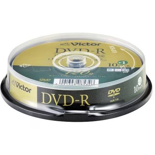 ビクター(Victor) VHR12JP11SJ5 Victor 録画用 16倍速 DVD-R 11枚パック 4.7GB 120分