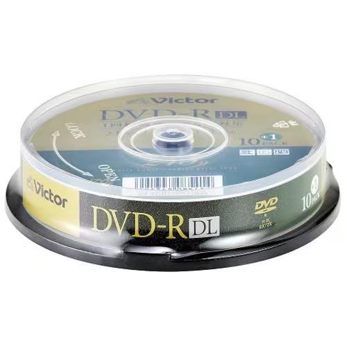 ビクター(Victor) VHR21HP11SJ5 Victor 録画用 8倍速 DVD-R DL 11枚パック 8.5GB 215分