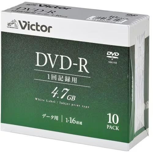 ビクター(Victor) DHR47JP10J5 Victor パソコン用 16倍速 DVD-R 10枚パック 4.7GB