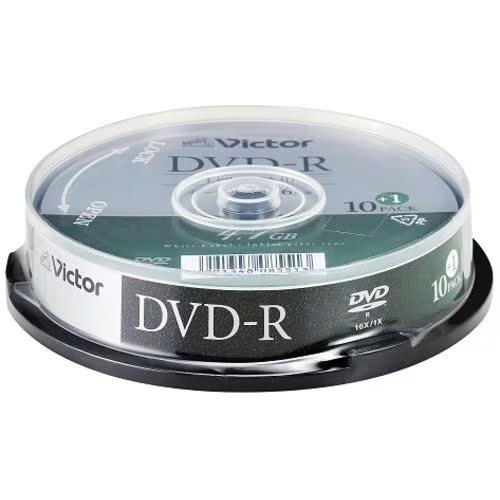 ビクター(Victor) DHR47JP11SJ5 Victor パソコン用 16倍速 DVD-R 11枚パック 4.7GB