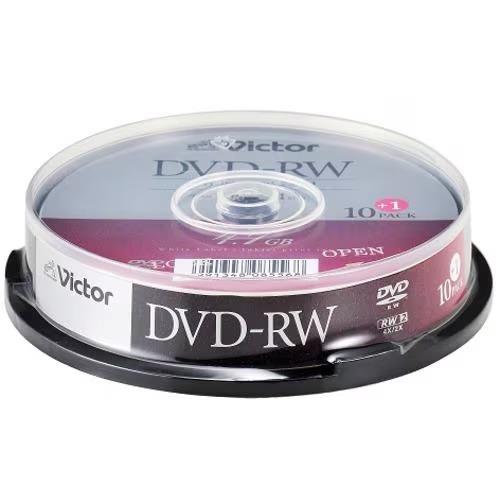 ビクター(Victor) DHW47YP11SJ5 Victor パソコン用 4倍速 DVD-RW 11枚パック 4.7GB