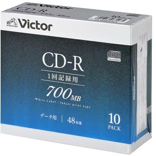 ビクター(Victor) SR80FP10J5 Victor パソコン用 48倍速 CD-R 10枚パック 700MB
