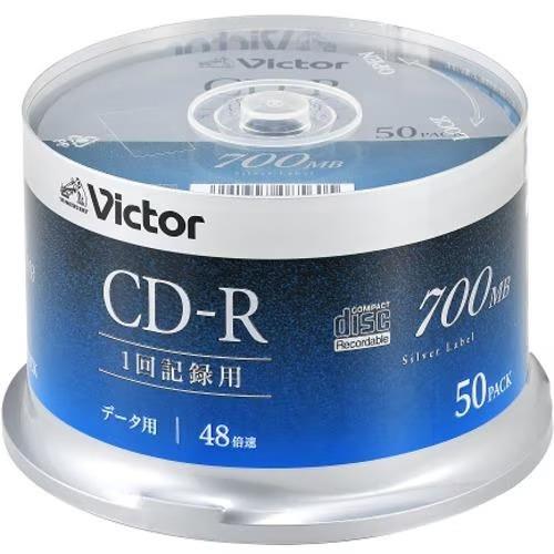 ビクター(Victor) SR80FC50SJ5 Victor パソコン用 48倍速 CD-R 50枚パック 700MB