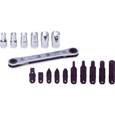 山下工業研究所 R810D ラチェットスパナセット17ヶ組
